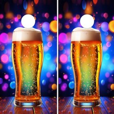 WATERPROOF FADEPROOF Cornhole Board Wraps / Cheers Bright Beer Glass