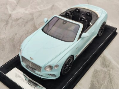 Bentley Continental GTC Speed Edition (Gloss Baby Blue) [H&H] 1:18