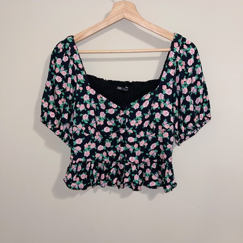 puff sleeve top zara