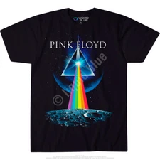 PINK FLOYD-DARK SIDE-INVASION-BLACK T-SHIRT M-L-XL-2X Gilmour,Waters