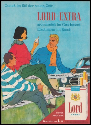 Lord Extra - Advertising Advertisement Original Advertising 1962 (2) On Tour