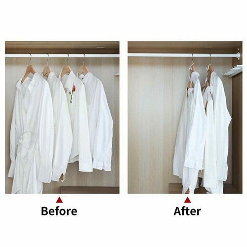 24Pcs Clothes Hanger Connector Hooks Closet Hangers Organizer Space-saving Clijy - Picture 7 of 12