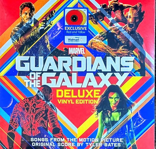 GUARDIANS OF THE GALAXY - RED & YELLOW COLOR VINYL 2-LP SET " NEW, SEALED "