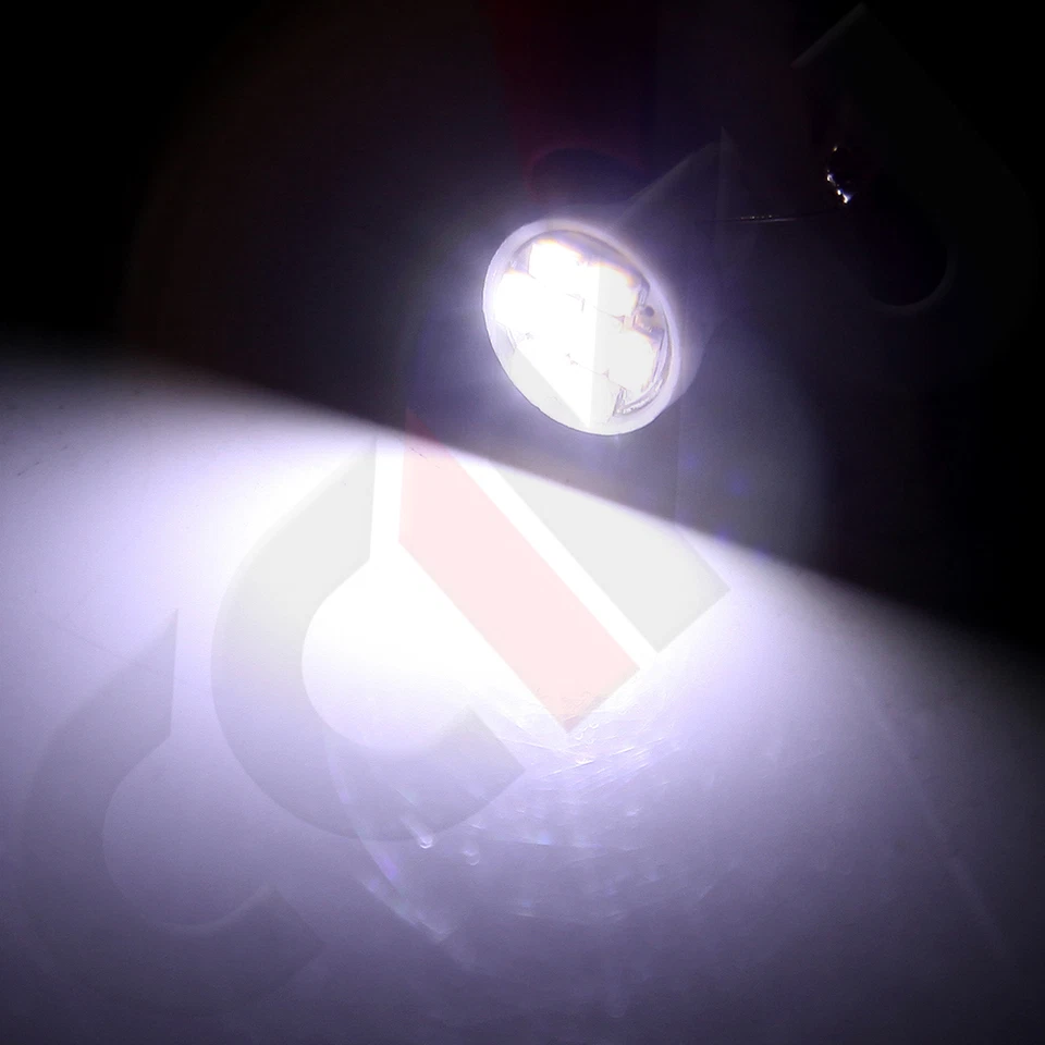 10x T10 194 168 Blanco 8SMD Instrumento de tablero Velocímetro Bombillas LED con enchufes Foto 4 de 4