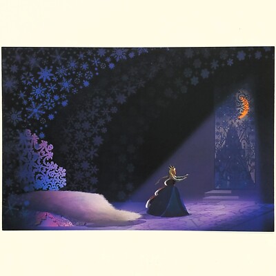 Frozen Postcard Ice Queen Elsa Concept Art of Disney Princess Palace Kalatarova