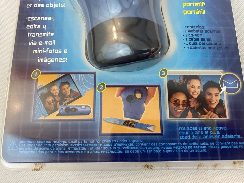 Polaroid I-Zone Webster Mini Photographic Scanner New Sealed PN21587X-0 8/00 - Image 4 of 4