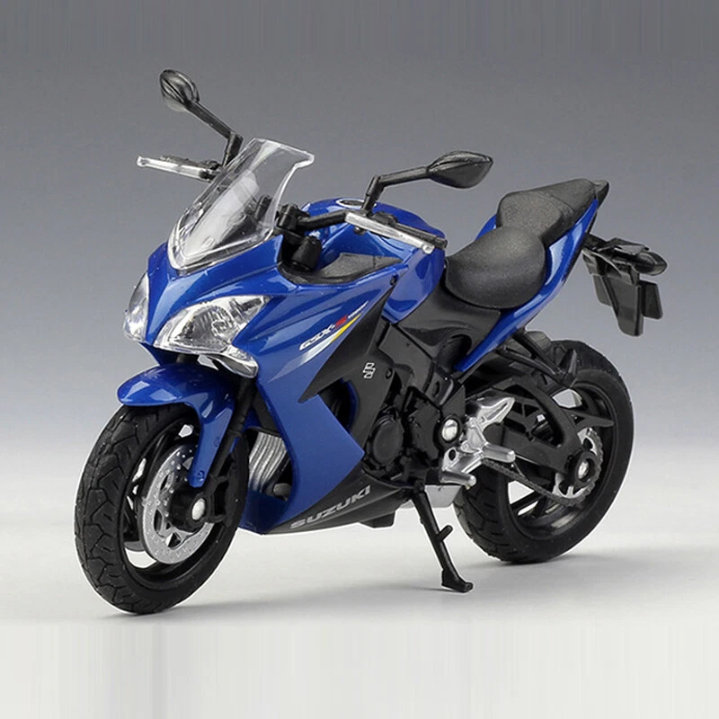 1:18 Suzuki GSX-S1000F Motorcycle Model Plastic Motorbike Toy Vehicle for Boys - Image 3 of 4