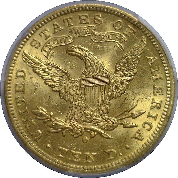 Liberty 1888-O $10 graduación profesional MS-61 CAC Foto 3 de 3