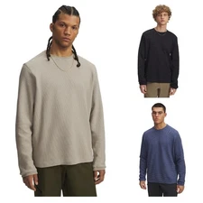 Under Armour 6005030 Men's UA Expanse Waffle Knit Fabric Long Sleeve Shirt