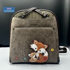 MOCHILA BOLSO CONVERTIBLE FOX FAMILY GRIS PIEDRA CHALA