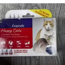 3Pack/Box New FELIWAY MultiCat Calming Pheromone, 30 Day Refill 48ml Each