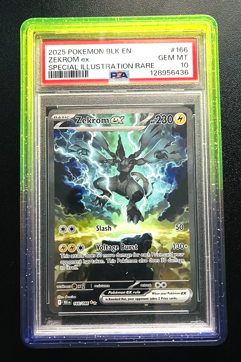 Pokemon Zekrom ex Black Bolt Special Art Rare #166 PSA 10