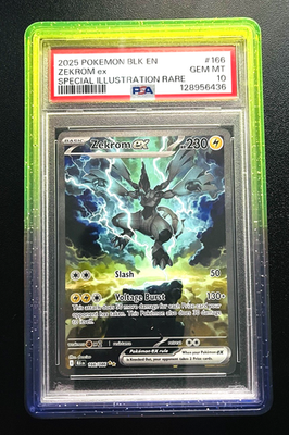 Pokemon Zekrom ex Black Bolt Special Art Rare #166 PSA 10