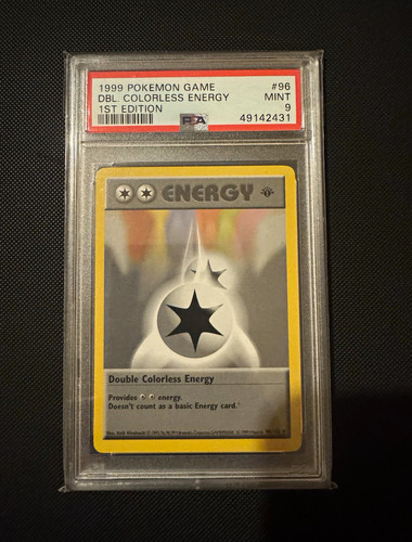 Double Colorless Energy (1st Edition) graded PSA 9 for sale on eBay
