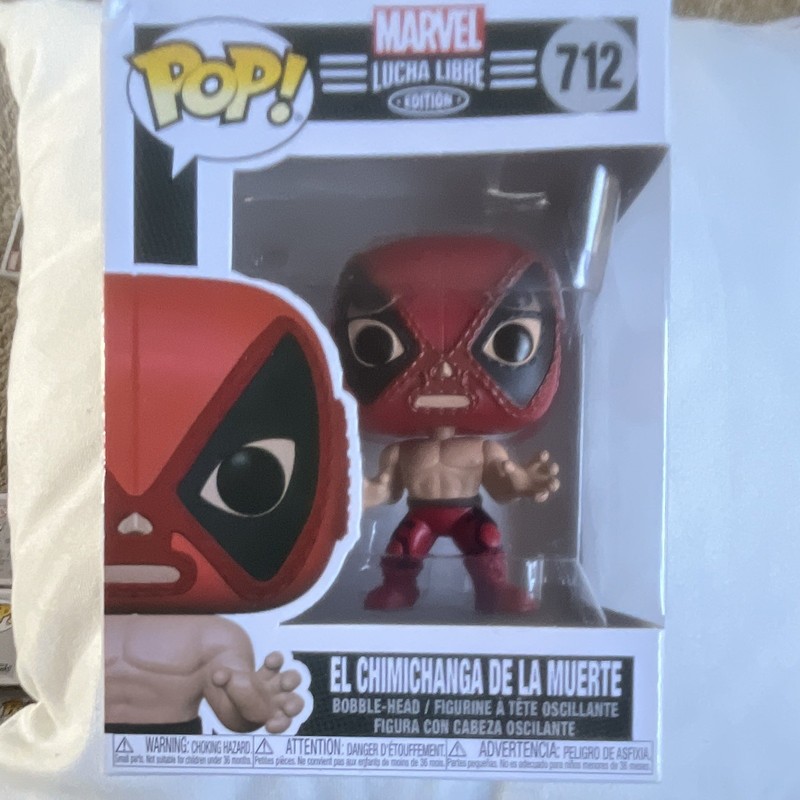Funko Pop! Marvel Lucha Libre El Chimichanga De La Muerte #712 Bobble-Head