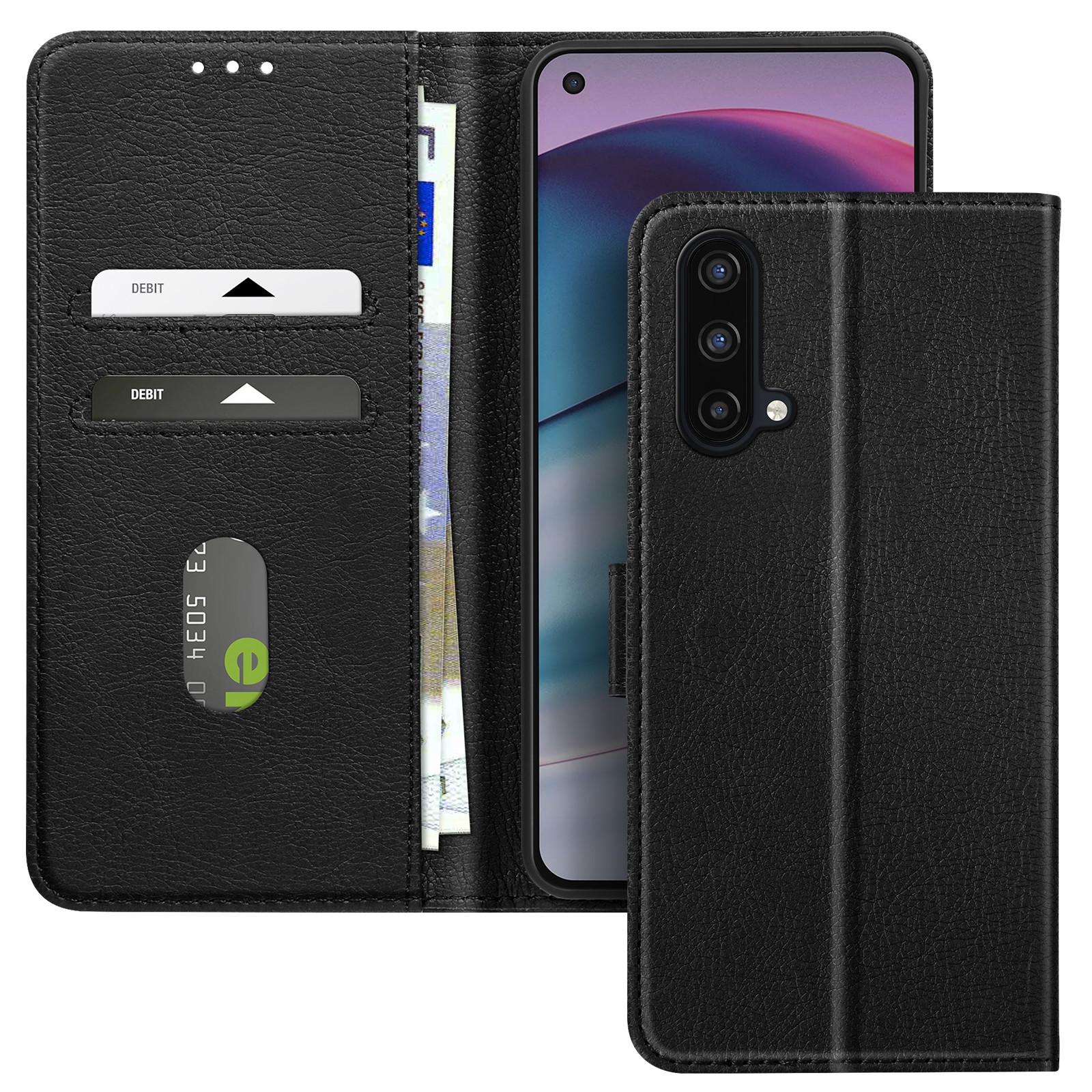 Housse OnePlus Nord CE 5G Avizar protection intégrale similicuir portefeuille