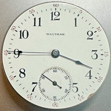 1905 16S WALTHAM 610 M 1899 7J OF PS Pocket Watch Movement Parts Repair T5
