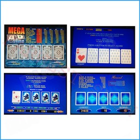 Casino game pcb Slot Game Board 7X poker games for Jamma gambling Machine Kits