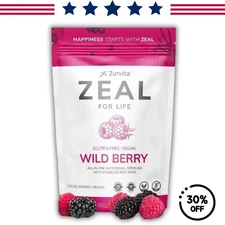 Zurvita Zeal for Life – 30-Day Wellness Bag (Wild Berry Flavor) – 420g US