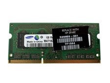 Samsung PC3-10600 DDR3-1333 1 GB RAM SO-DIMM 1333 MHz M471B2873FHS-CH9 Memory
