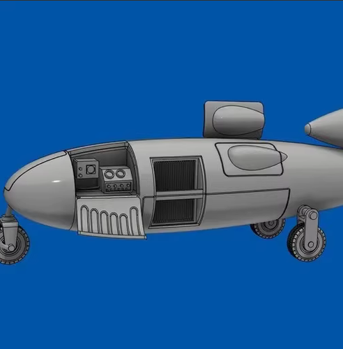 Veicolo rifornimento carburante americano APU-GTC85 stampato in 3D 1/72 non verniciato - Foto 4 di 5