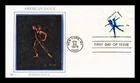 Dr Jim Stamps 13c Modern Dance First Day Issue Western Silk Cachet Cover