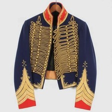 Military Dolman Hussar Jacket Napoleonic Uniform Tunic Pelisse Hendrix Jacket