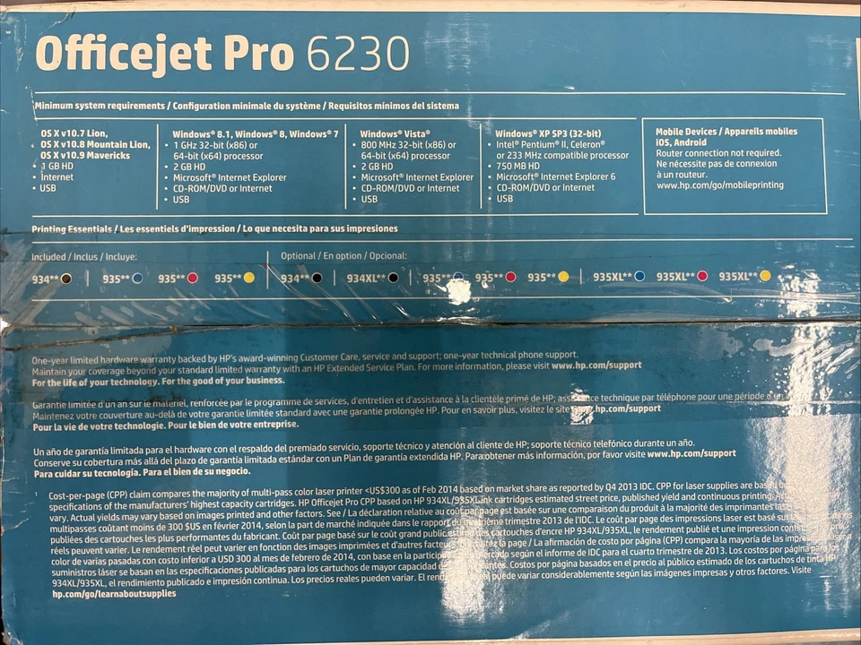 HP OfficeJet Pro 6230 Wireless Color Inkjet ePrinter (E3E03A#B1H) – Brand New - Image 4 of 4