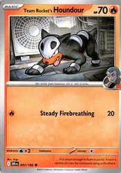Team Rocket's Houndour 037/182 Destined Rivals