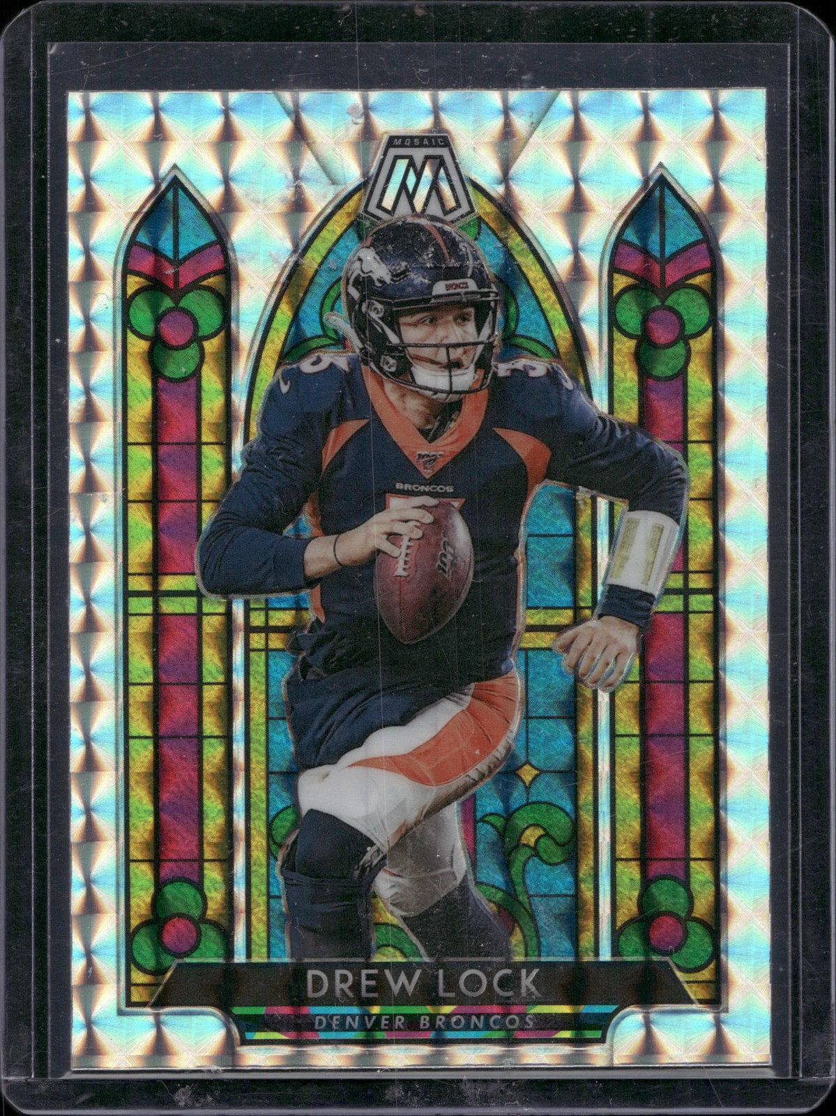2020 Panini Mosaic #SG5 Drew Lock Stained Glass