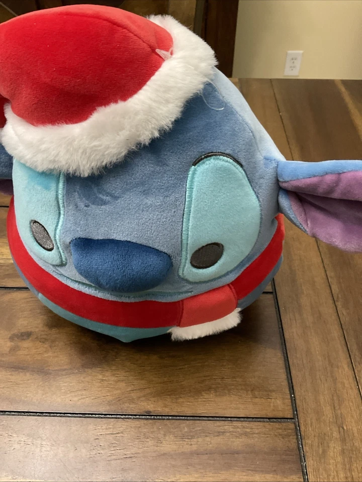 Original Squishmallows 8" Disney Lilo & Stitch-Stitch Santa Hat Christmas Plush - Image 2 of 4