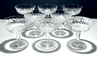 8 VINTAGE WATERFORD CRYSTAL LISMORE CHAMPAGNE SHERBET GLASSES 4 1/8"