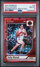 2024 PANINI DONRUSS INTERNATIONAL RED STARS #42 KELLY OLYNYK 74/125 PSA 8