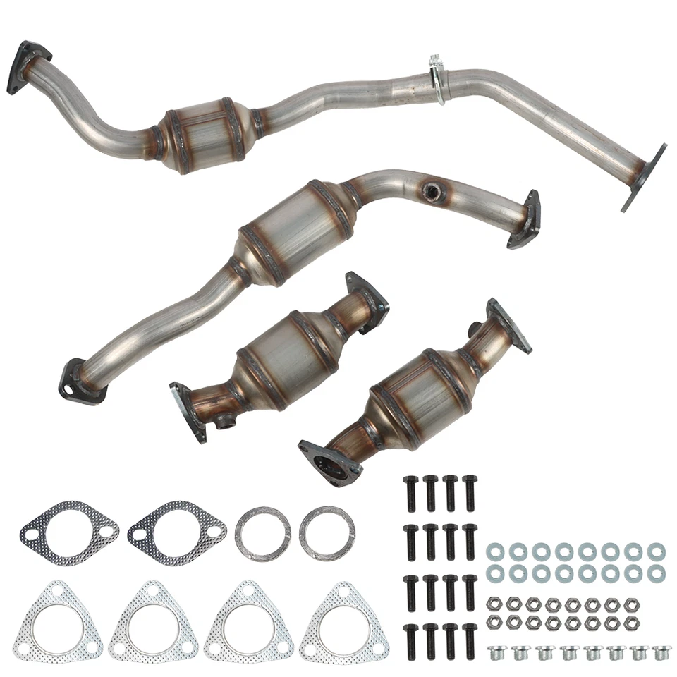 Full Catalytic Converter Set For 2001 2002 2003 2004 Nissan Xterra/Frontier 3.3L Foto 4 de 4