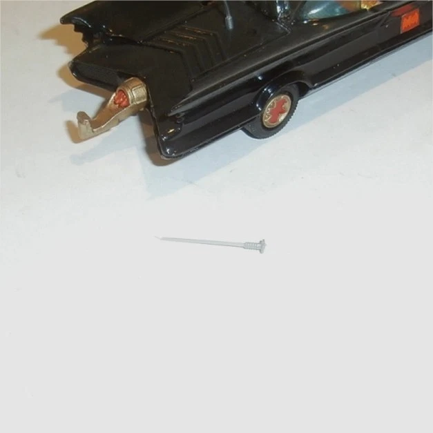Corgi Toys  267 Batmobile Grey Plastic Antenna Repro Aerial Batman & Robin - Image 4 of 4