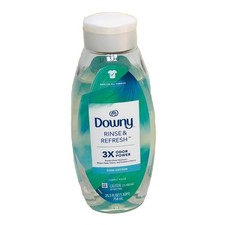 Downy RINSE  REFRESH Laundry Odor Remover and Fabric Softener, Cool Cotton.
