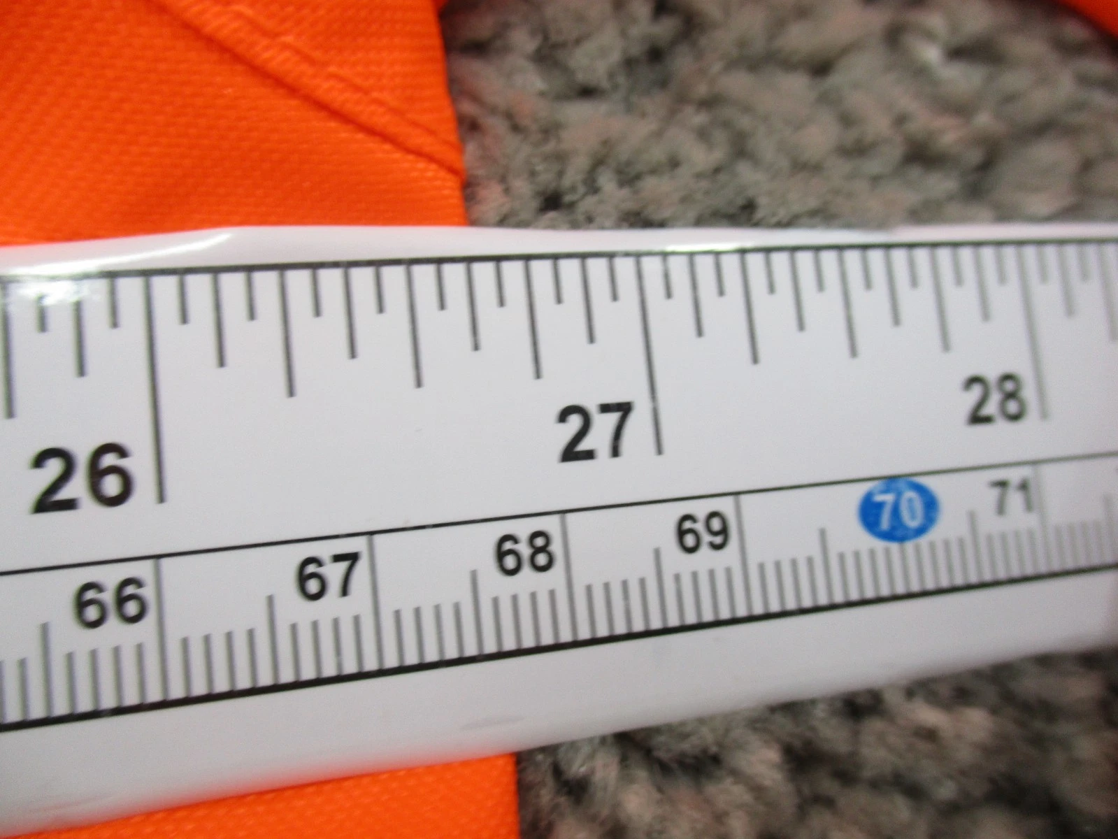 Bisley Tradie Jacket Large Long Sleeve Orange Blue Wet Weather Wear Zip Up - product detail image 9