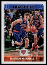 2017-18 Hoops #104 Mindaugas Kuzminskas New York Knicks
