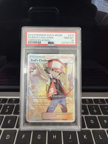 2019 Pokémon Unbroken Bonds #213 Red's Challenge PSA 10 GM 122727775