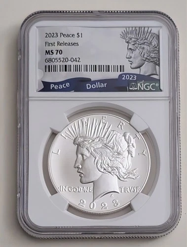 2023 PEACE $1 FIRST RELEASES NGC MS70 SILVER COIN SKU 6805520-042
