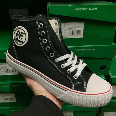 pf flyers black high top