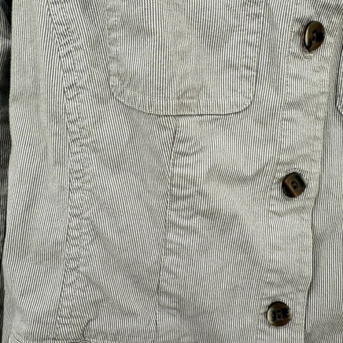 J Jill Utility Jacket Stretch Petite XXSP Button Front Striped XS Petite - Picture 12 of 16