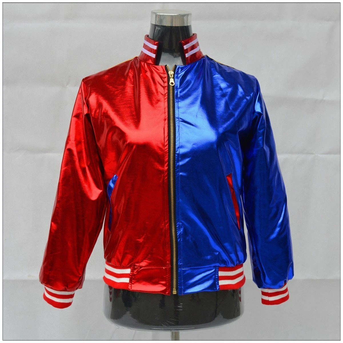 Halloween Costume Super Hero Harley Quinn Deluxe T-shirt Jacket Coat Short Glove Halloween Costume Super Hero Harley Quinn Deluxe T-shirt Jacket Coat Short Glove