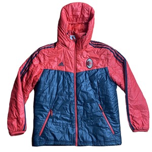 red adidas puffer jacket