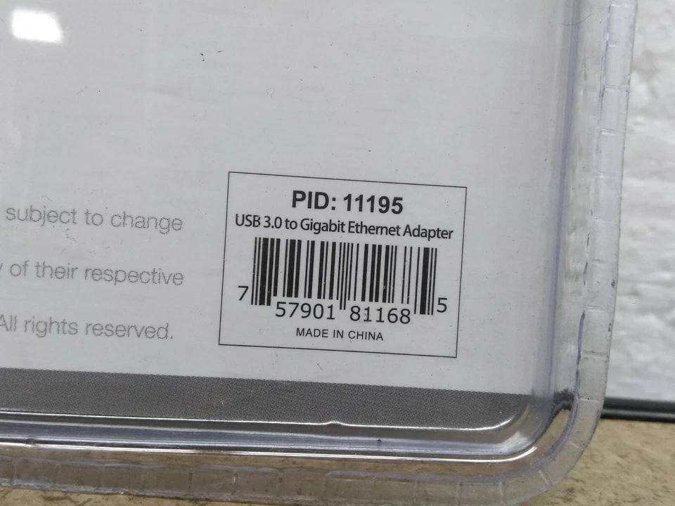 1x Monoprice USB 3.0 to Gigabit Ethernet Adapter - Image 3 of 3