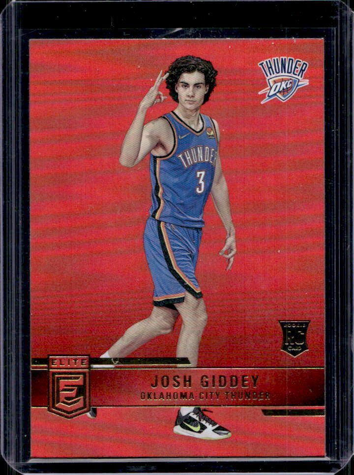 2021-22 Panini Donruss Elite Josh Giddey Asia RC #243 Thunder