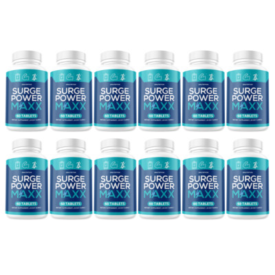 Surge Power Maxx Enhancement for Men Surge Power Maxx Male - 12 Bottles