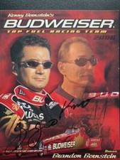 Vrhtf Nhra Signed Kennybrandon Bernstein Funny Car-top Fuel Dragster Hand Out Vrhtf Nhra Signed Kennybrandon Bernstein Funny Car-top Fuel Dragster Hand Out