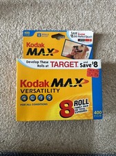 Kodak MAX Versatility 400 Film Speed 35mm Color Film 8 PACK Expired 05/2006 NOS
