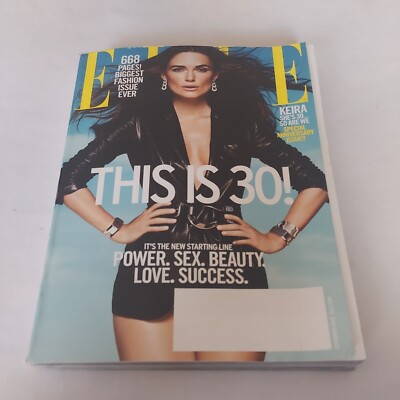 2015 September, ELLE Magazine,  Keira, She's 30 Special Anniversary Issue(MH511)